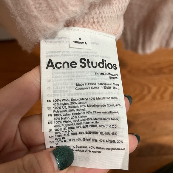 Acne Studios Kowhai Crewneck Knit Sweater - Picture 5 of 5